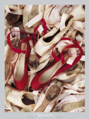 Satin Ballet Shoes Photographic Print