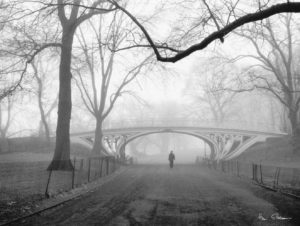 New York Gothic Bridge Central Park Photographic Print