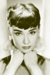 Audrey Hepburn Chin On Hands Poster (Some wear)