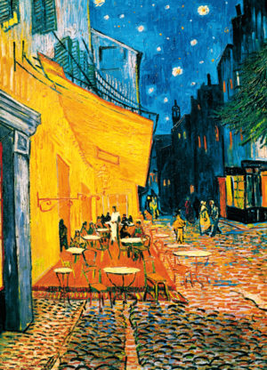 Vincent Van Gogh - Terrace Café At Night Mural 4 PART