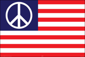 Peace Flag USA Poster