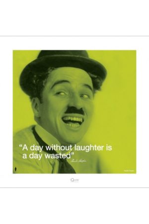 Charlie Chaplin Quote Laughter Art Print