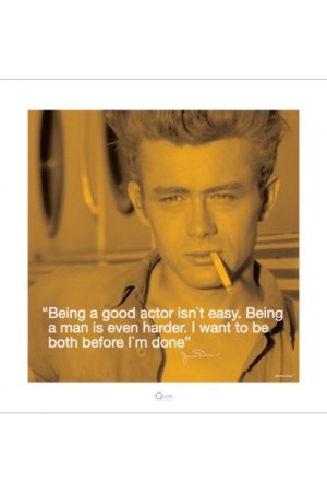 James Dean Quote Good Actor Photographic Print