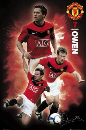 Manchester United Michael Owen Poster