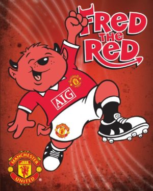Manchester United Fred the Red Mini Poster