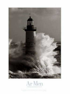 Ar Men Lighthouse Photographic Print