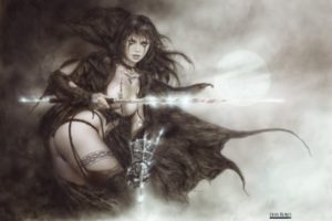 Luis Royo - Gothic Warrior Horizontal Poster