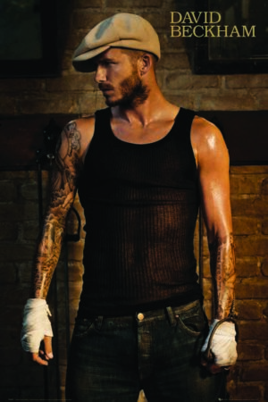 David Beckham Hat Poster