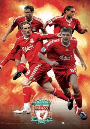Liverpool Players 2009/2010 Mini 3D Poster