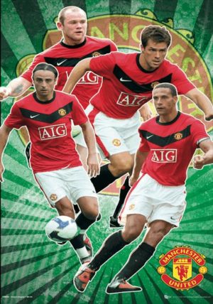Manchester United Players 2009/2010 Mini 3D Poster
