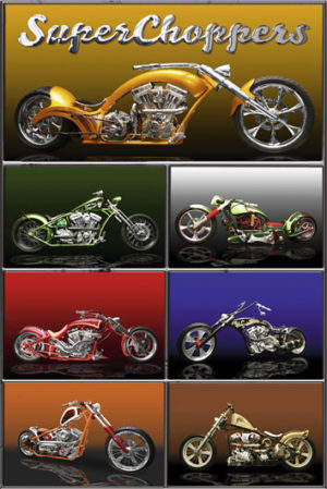 The American Chopper Super Choppers Motorbike Poster