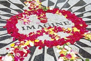 Peace Imagine John Lennon Memorial Poster