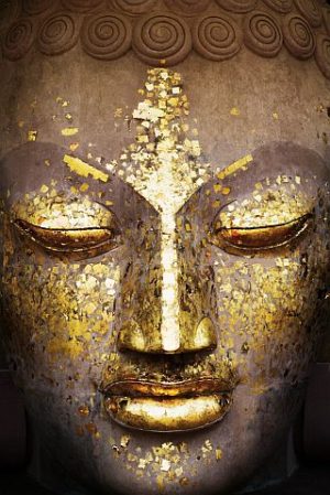 Buddha Face Poster