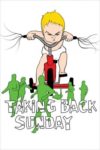 Taking Back Sunday Baby On Bicycle Poster
