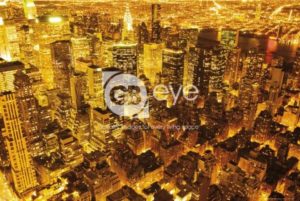 New York Golden Poster