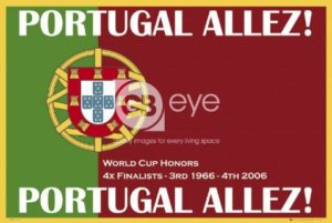 Portugal Allez World Cup Honours Flag 1966-2006
