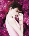 Audrey Hepburn Flowers Mini Poster