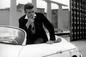 James Dean Car Smoking Poster (Published 2006, some wear)