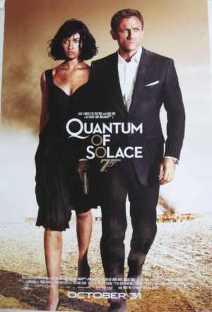 James Bond Quantum of Solace Cover Art Poster