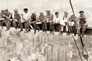 Lunch Atop a Skyscraper 1932 Poster