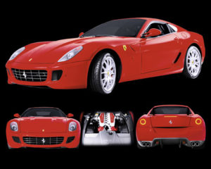 Ferrari 599 GTB Fiorano Car Mini Poster
