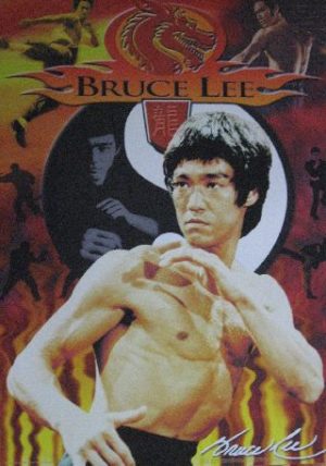 Bruce Lee Orange Poster