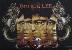 Bruce Lee The Dragon Faces Poster