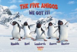 Happy Feet The Five Amigos Poster