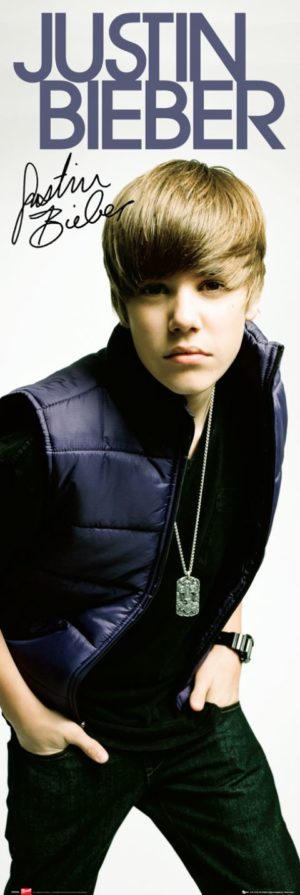 Justin Bieber Vest Door Poster