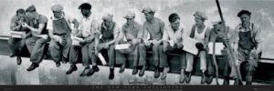 Lunch Atop A Skyscraper 1932 Slim Poster