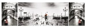Venice Triptych Slim Poster