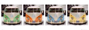 VW Californian Camper Quad Jumbo Poster