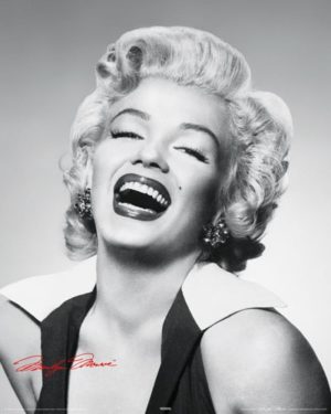 Marilyn Monroe Laugh Mini Poster