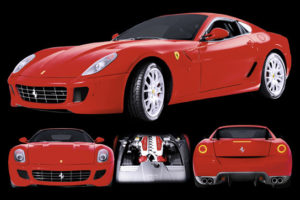 Ferrari 599 GBT Fiarano Car Poster