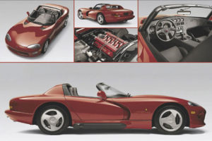 Dodge Viper Car Poster