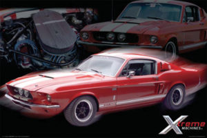Shelby Mustang GT500 Extreme Car Poster