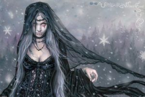 Victoria Frances Winter Gothic Poster