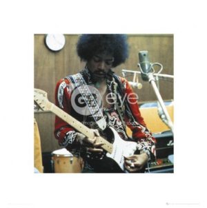 Jimi Hendrix Studio Photographic Print