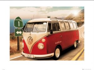 VW Californian Camper Route One Photographic Print