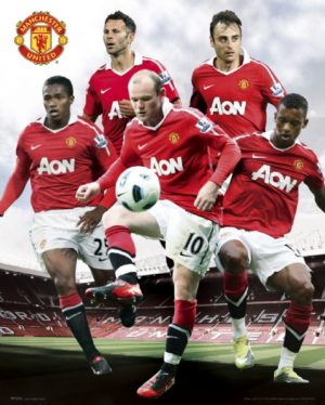 Manchester United Players 2010/2011 WINNERS PREMIERSHIP