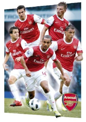 Arsenal Players 2010/2011 Large 3D Poster
