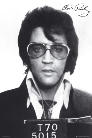 Elvis Presley Mug Shot Poster