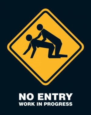 No Entry Sex Mini Poster