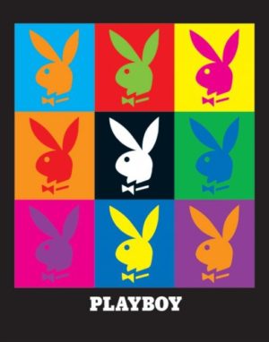 Playboy Pop Art Collage Mini Poster
