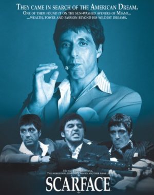 Scarface Blue Mini Poster