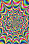 Fractal Illusion Mini Poster