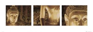 Buddha Triptych Photographic Print