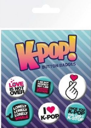 K-Pop Quotes Badge 6 Pack