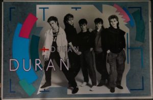 Duran Duran Group (Poster printed in 1984 so not in pristine condition)