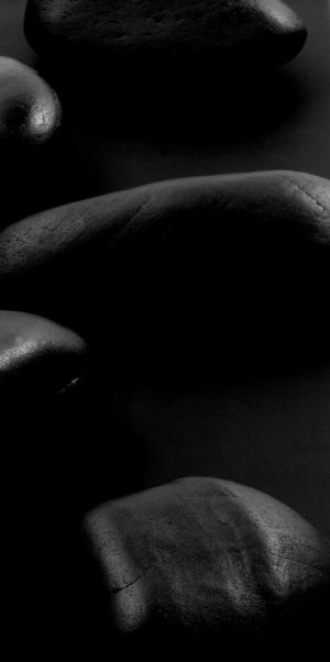 Black Stones Photographic Print